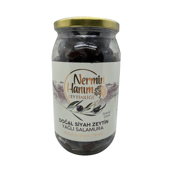 Nermin Hanim Natural Black Olives 650gr