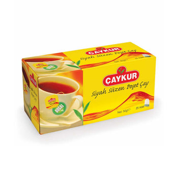 Caykur Black Suzen Teapot 25 count 50gr