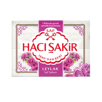 Haci Sakir Leylak Bath Soap 4 Pack / 600gr