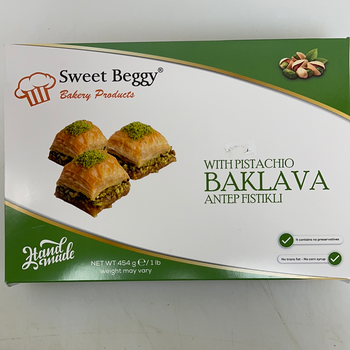 Sweet Beggy Baklava Pistachio 1Lb