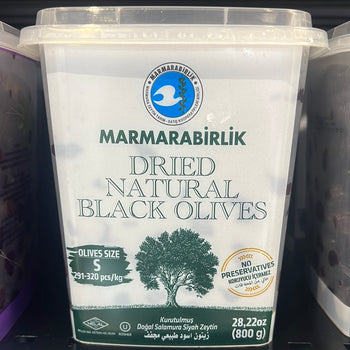 Marmarabirlik Dried Natural Black Olives 800gr