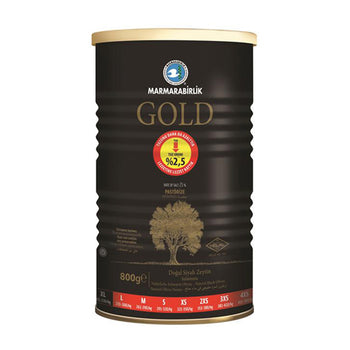 Marmarabirlik Gold Natural Black Olives 800gr