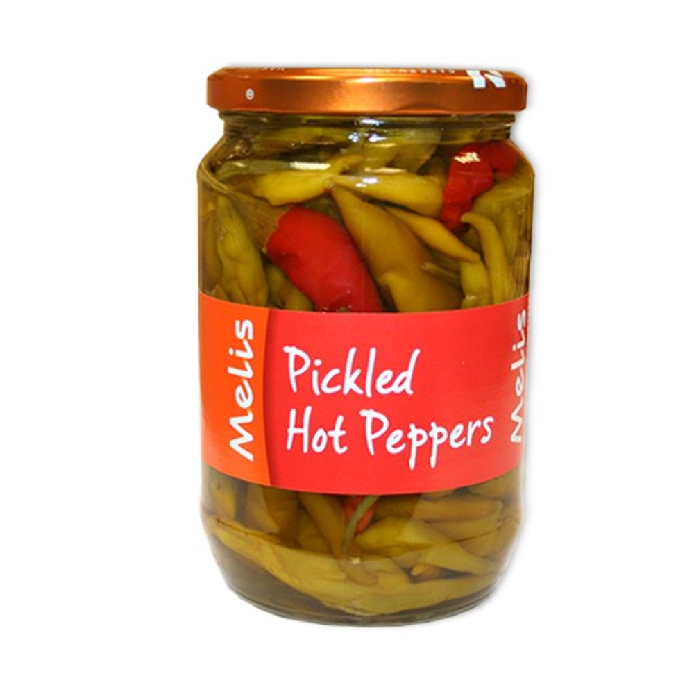 Melis Pickled Hot Peppers 620gr Troy Fine Foods