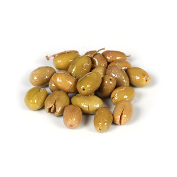 Nermin Hanim Cracked Green Olives 1lb
