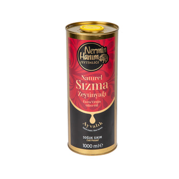 Nermin Hanim Olive Oil Cold Pressed Can 1000 ml